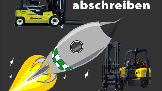 Investitions-Booster für Gabelstapler und Baumaschinen