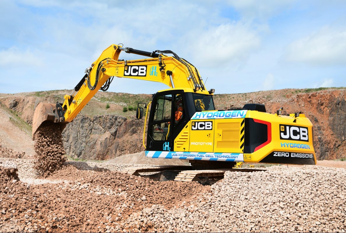 Wasserstoffbagger JCB