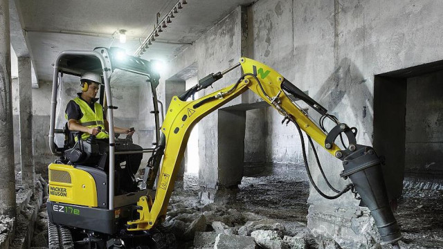 Vollelektrischer Minibagger von Wacker Neuson
