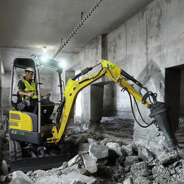 Vollelektrischer Minibagger von Wacker Neuson